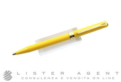 YVES SAINT LAURENT stylo bille en acier plaqué or jaune et laque jaune Ref. Y1112432. NEUF!
