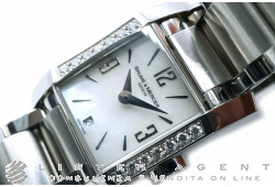 BAUME & MERCIER Diamant en acier avec diamants Nacre Ref. M0A8569. NEUF!