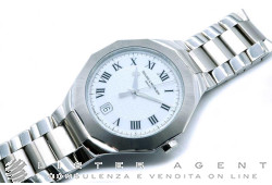 BAUME & MERCIER Riviera en acier blanc Ref. M0A08467. NEUF!