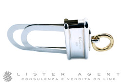 CARTIER fermasoldi 3 Anneaux in argento 925 e acciaio Ref. T1220114. NUOVO!
