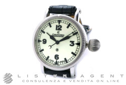 CHRONOSWISS Timemaster en acier Remontage manuel Ref. CH6233LU. NEUF!