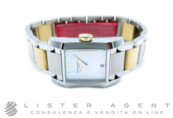 BAUME & MERCIER Hampton lady en acier bicolore Nacre Ref. 65489. NEUF!