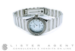 OMEGA Constellation Mini en acier et diamants avec cadran en nacre Quartz Ref. 1466.7100. NEUF!