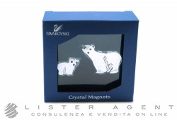 SWAROVSKI Crystal Magnet Polar Bears in cristallo Swarovski Ref. 718992. NUOVO!