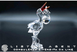 SWAROVSKI collezione Cheerful Times Cicogna con Bebè in cristallo Swarovski Ref. 659401. NUOVO!