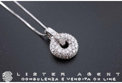 DAMIANI collana Cerchio in oro bianco 18Kt con diamanti ct 0,74 H Ref. DD24660. NUOVA!
