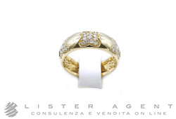 RECARLO anello in oro giallo 18Kt con diamanti ct 0.59 F SI Misura 16 Ref. XC002/075G. NUOVO!