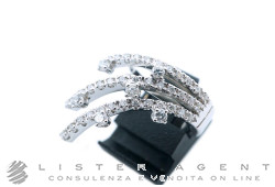 CLAUDIO PACIFICI bague Collection CP en or blanc 18Kt et diamants ct 0,77 G Taille 15. NEUF!