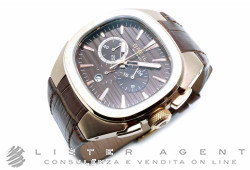 BREIL Chronographe en acier plaqué or rose Marron Ref. BW0305. D'OCCASION!