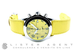 BOMBOLO Chronographe en acier Jaune. D'OCCASION!