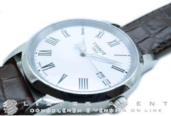 TISSOT T-Classic Quarzo in acciaio Bianco Ref. T0334101601301. NUOVO!