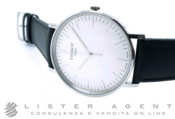 TISSOT T-Classic Everytime Quarzo in acciaio Argenté Ref. T1096101603100. NUOVO!