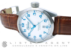 PERSEO orologio RailKing Automatico in acciaio Argenté AUT Ref. 11.339. NUOVO!