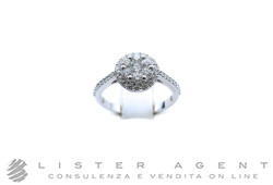 VALENTINA CALLEGHER anello in oro bianco 18Kt con diamanti ct 0.72 e 0.12 G Vs2 Misura 15 Ref. 11744*S. NUOVO!