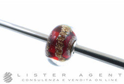 TROLLBEADS beads Regina dell'Eleganza in vetro trasparente Ref. TGLBE-2032. NUOVO!