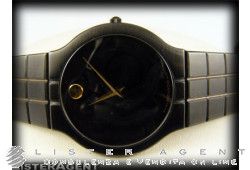 MOVADO watch Seulement le temps Black PVD. NEUF!