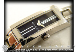 GUCCI Mod. Dame 110L en acier Noir Ref. YA110502. NEUF!