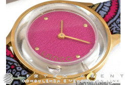 LANCO watch Seulement le temps hot pink Ref. PLF47129. NEUF!