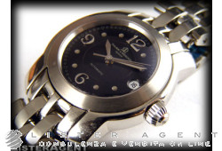 BAUME & MERCIER Capeland dame automatique en acier Noir AUT Réf. M0A08217. NEUF!