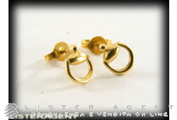 GUCCI boucles d'oreilles Horsebit en or jaune 18Kt. NEUF!