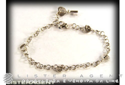 PASQUALE BRUNI bracelet porta Charms en or blanc 18Kt et diamants Ref. 102BRGIOMO. NEUF!