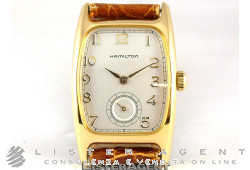 HAMILTON Curvex Small Seconds plaqué or Ref. 618614. NEUF!