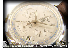 TAG HEUER Carrera Chronographe en acier Argenté AUT Ref. CV2110.FC6181. NEUF!