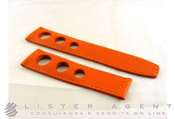 BRACELET en cuir orange lug MM 22,00. NEUF!