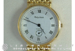 Montre PHILIP WATCH Seulement le temps en or jaune 18 Blanc. NEUF!