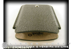 MONTBLANC Support Smartphone Choix Meisterstück en cuir vert foncé Ref. 109188. NEUF!
