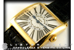 FRANCK MULLER Master Square Lady en or jaune 18Kt Argenté Ref. 6002SQZ. NEUF!