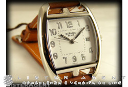 Montre HERMES Cape Cod Seulement le temps Blanc Ref. CD034317WWOO. NEUF!