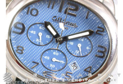 ALTANUS Chronographe Bleu Ref. 7800. NEUF!