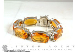 BRACELET en argent 925 et topazes jaunes Ref. 5337220432. NEUF!