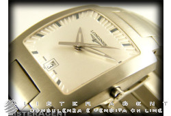 Montre LONGINES EFC Seul le temps Argenté Ref. L6.626.4.72.6. NEUF!