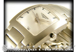 Montre LONGINES EFC Seul le temps Argenté Ref. L3.507.4.72.6. NEUF!