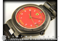 FERRARI montre Seulement l'heure Rouge Ref. 26312821. NEUF!