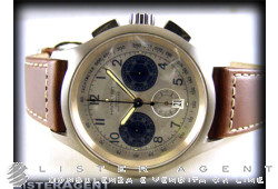 HAMILTON Kaki Chronographe en acier Argenté AUT Ref. H76516553. NEUF!