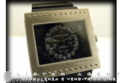 HAMILTON Kaki Code Breaker Chronographe en titane Noir AUT Réf. H79616333. NEUF!