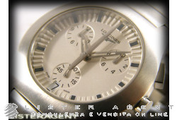 LONGINES Oposition Chronographe en acier Argenté Ref. L36184726. NEUF!