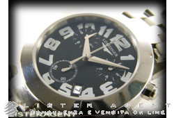 LONGINES Dolce Vita Chronographe en acier Noir Ref. L56774536. NEUF!