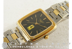 FERRARI montre LONGINES Seul le temps en acier deux tons Noir Ref. 2945/906. NEUF!