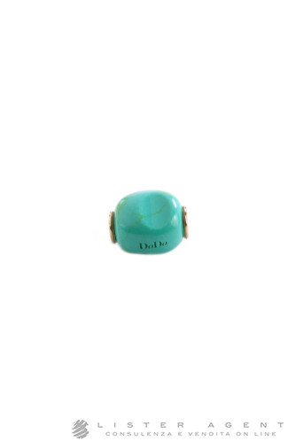 DODO de Pomellato Pepita en argent 925 et résine de couleur turquoise Ref. DPEPTU. NEUF!