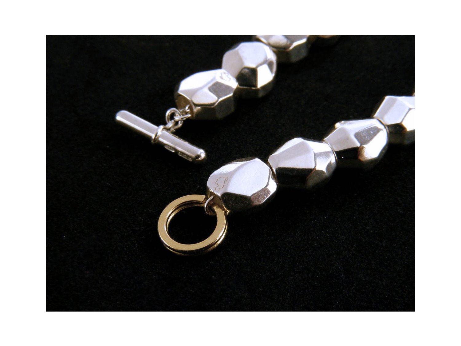 DODO by Pomellato bracelet avec pepites en argent 925 Ref. DKBP118. NEUF