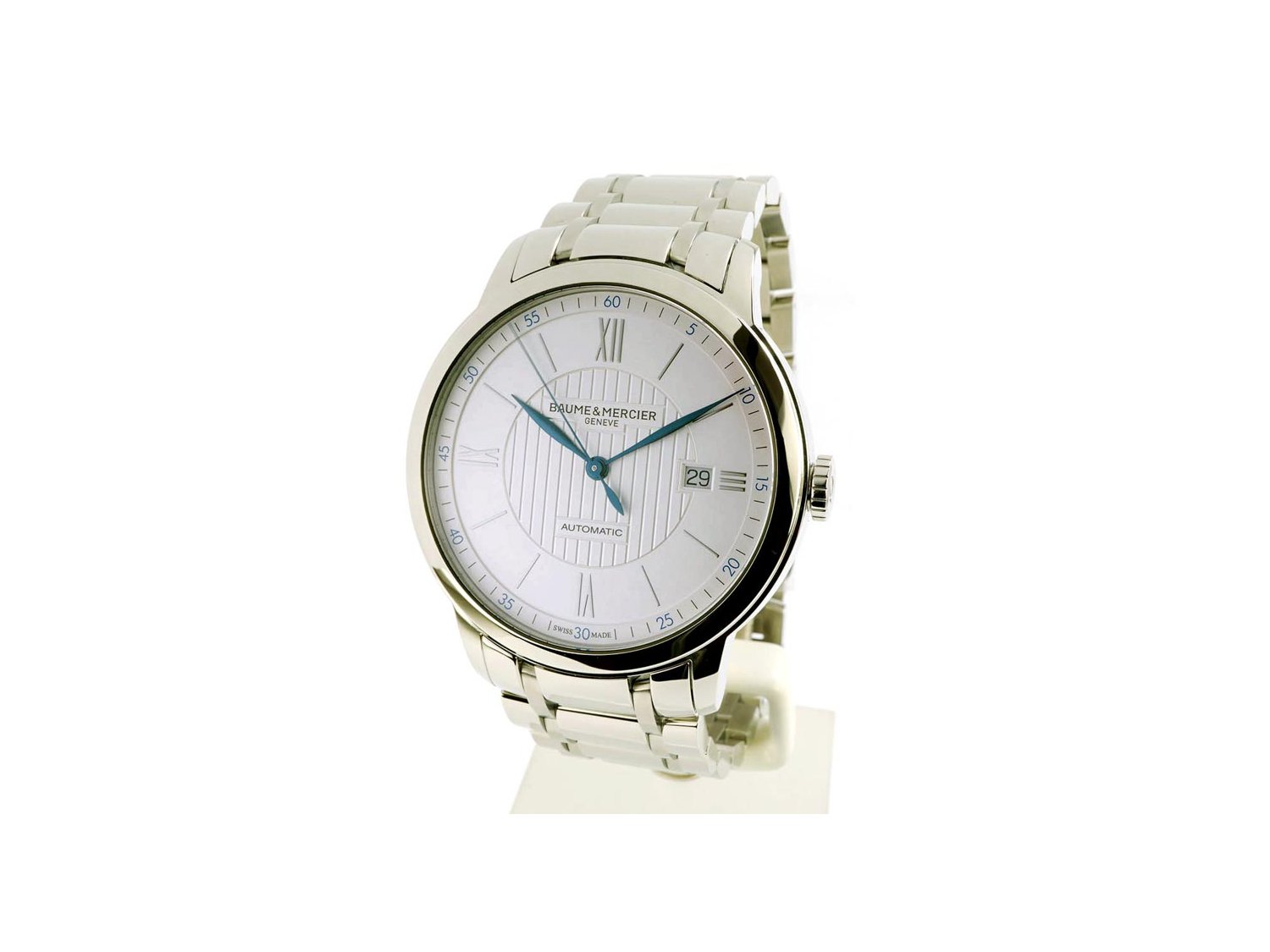 BAUME MERCIER Classima Automatique en acier Argente Ref. MOA10334. NEUF