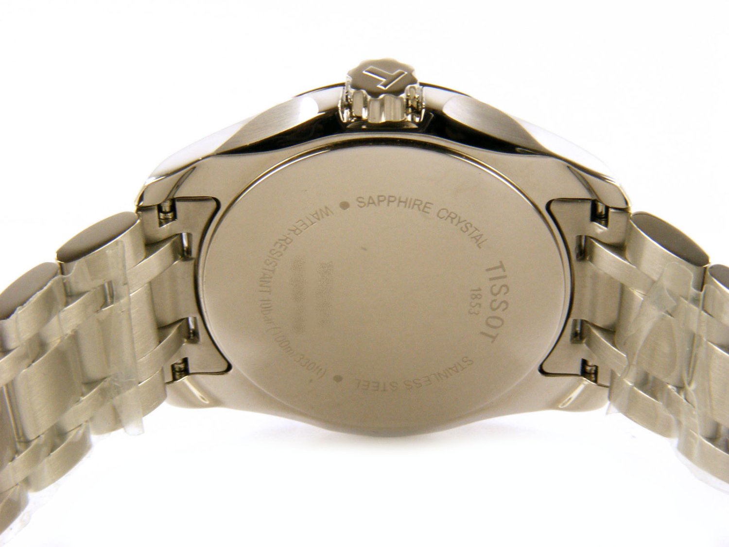 TISSOT Couturier dame en acier blanc Ref. T0352101101100. NEUF