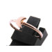 DODO par Pomellato Shine Bright Moon bague en or rose 9Kt Taille 12 Ref AD14LU19. NEUF!