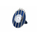 OROLOGIO da tavolo in argento 925 e smalto blu. NUOVO!