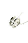 SALVINI colliera Sunny en or blanc 18Kt avec diamant ct 0,01 Ref. 20075607. NEUF!
