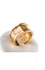 GUCCI bague bande MM9,5 Icon Twirl GG en or rosé 18kt Taille 55. NEUF! 